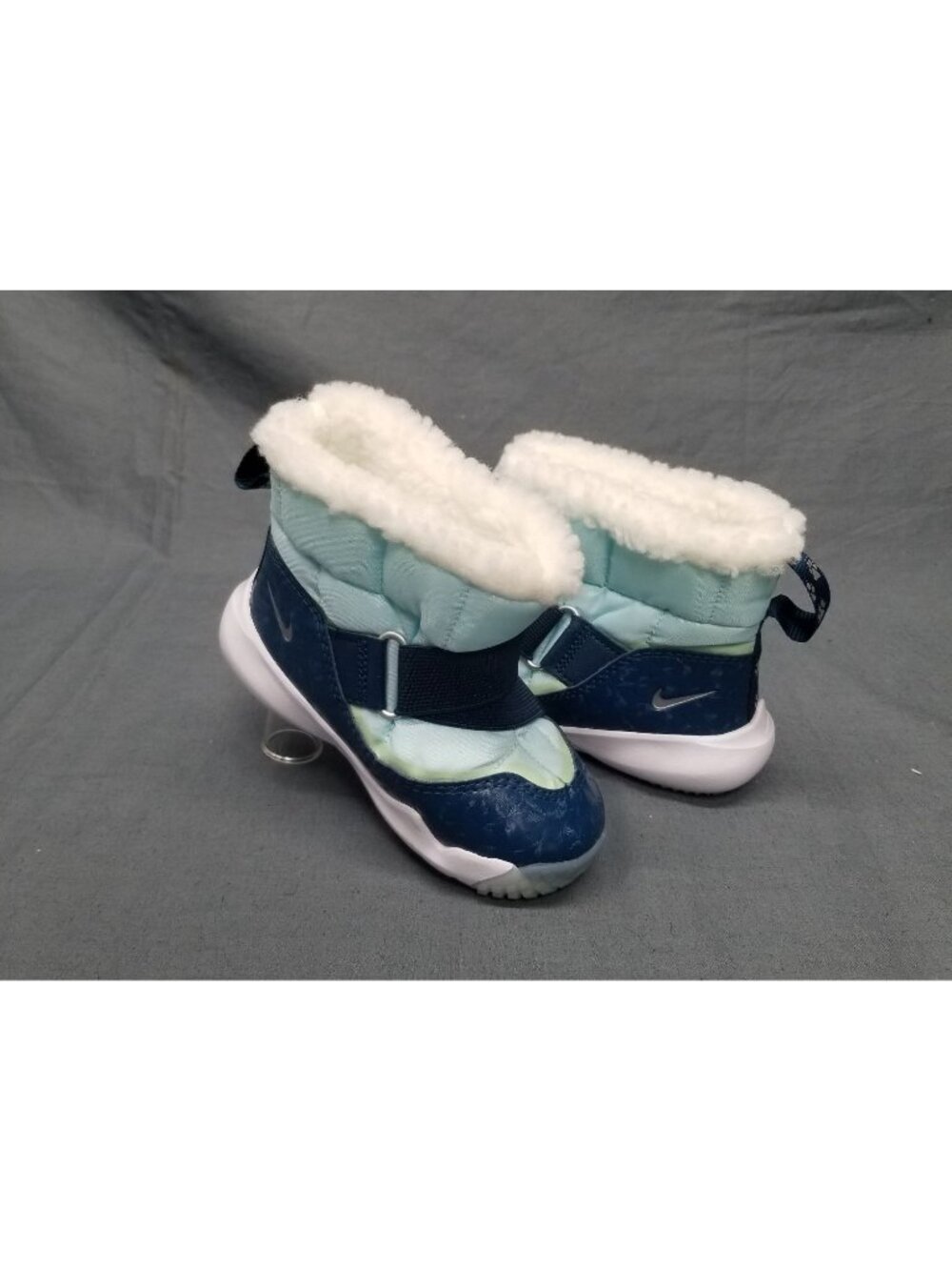 Nike Toddlers Flex Advanced SE Boots Slip-On Blue/ Silver Size 9 NEW IN BOX!